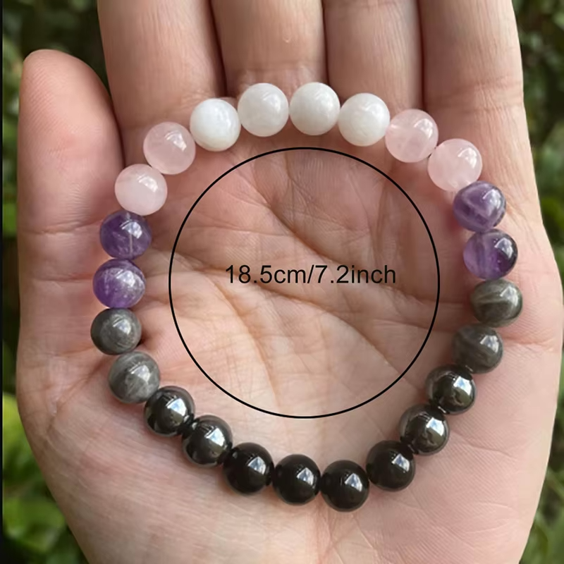 Intention Stone Bead Bracelet – Crystal Healing Jewelry