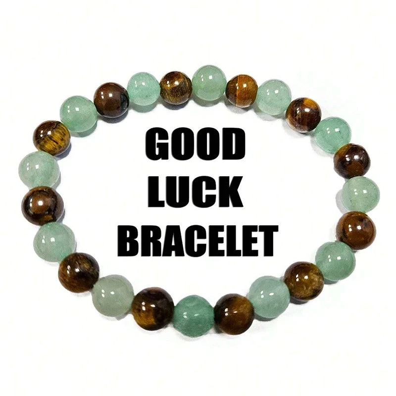 Intention Stone Bead Bracelet – Crystal Healing Jewelry
