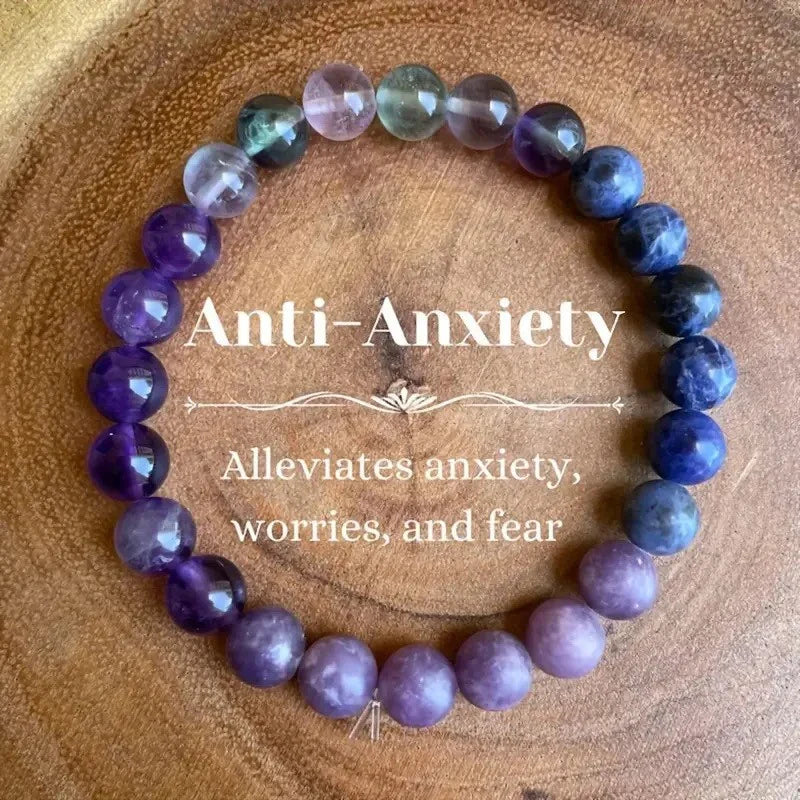 Intention Stone Bead Bracelet – Crystal Healing Jewelry