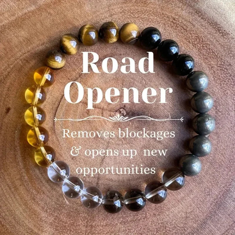 Intention Stone Bead Bracelet – Crystal Healing Jewelry