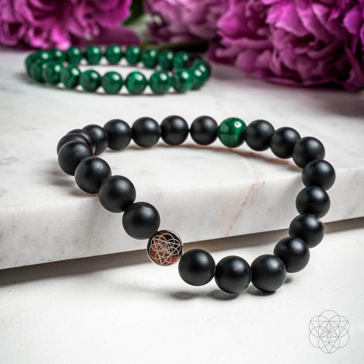 Anxiety Relief Double Bracelet Set – Calming Crystals